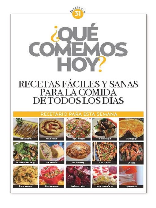 Title details for ¿Qué comemos hoy? by Media Contenidos - Available